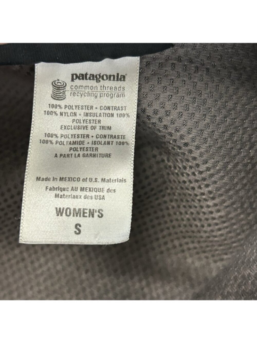 Patagonia Vest Jacket Womens Small Black Synchilla Sherpa Fleece Outdoor Hiking - Picture 3 of 16